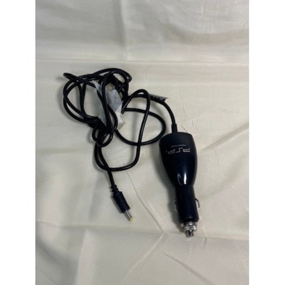 OEM Sony PSP Car Adapter Power Charger Cable Black BD-001 GUC Tested & Works